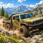 6x6 Offroad Jeep