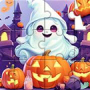 Jigsaw Puzzle: Halloween Cute Ghost