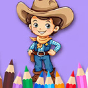 Coloring Book: Cowboy